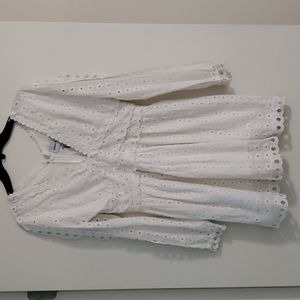 Valencia & vine white lace dress NWT, sz S